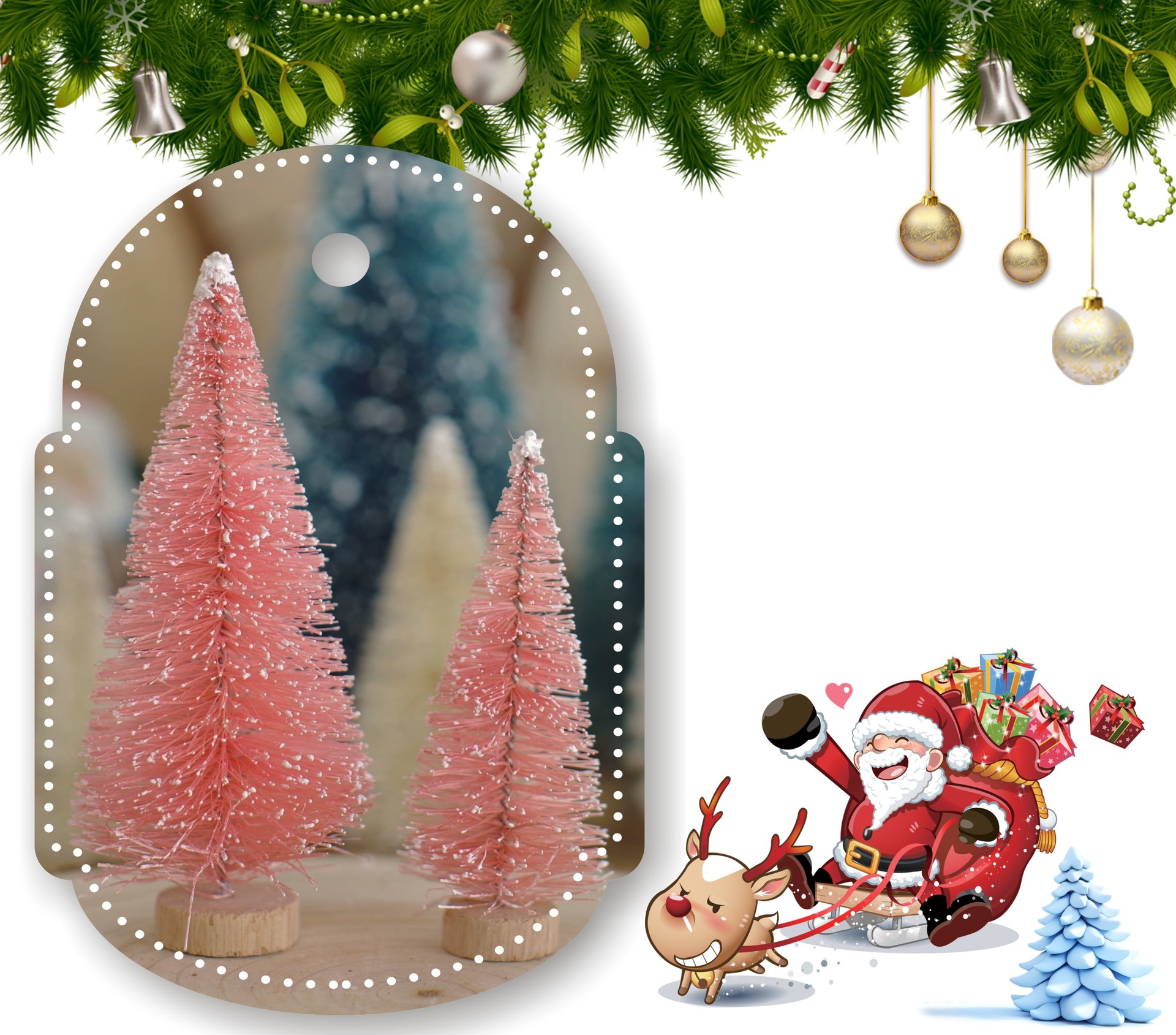 Small Christmas Tree Mini Christmas Tree Tower Tree Jumba Tree Photography Props Christmas Desktop Ornaments