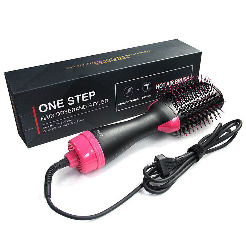 Multifunctional hot air comb factory direct sales Amazon cross-border 2-4 in 1 negative ion wet and dry hair dryer comb