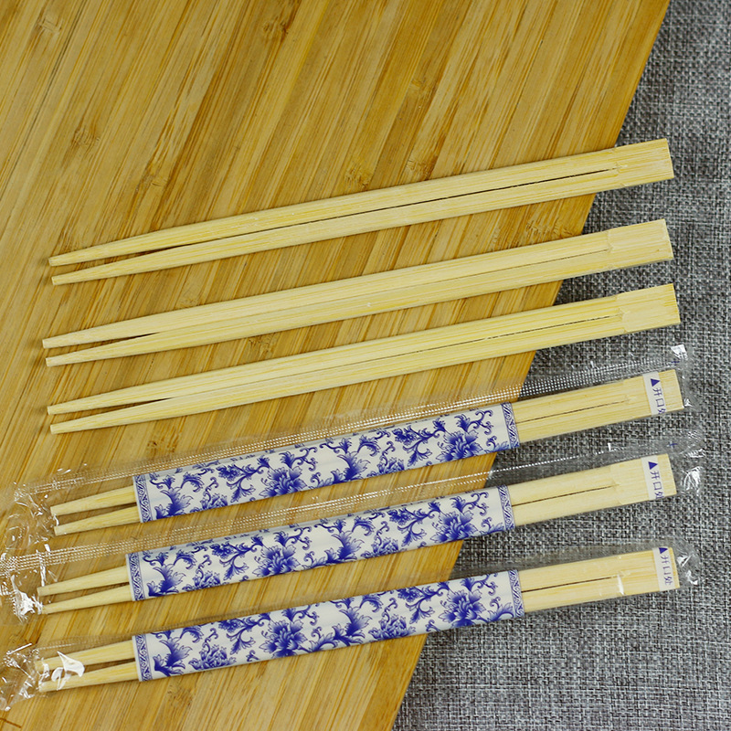 Disposable Twin Chopsticks Bamboo Chopsticks Restaurant Packaging 21cm Wholesale Household Dining Chopsticks