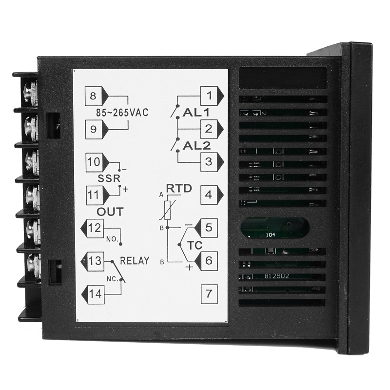 MC 7.01 million can input short shell PID intelligent temperature controller Heating Refrigeration relay SSR solid state output 220V
