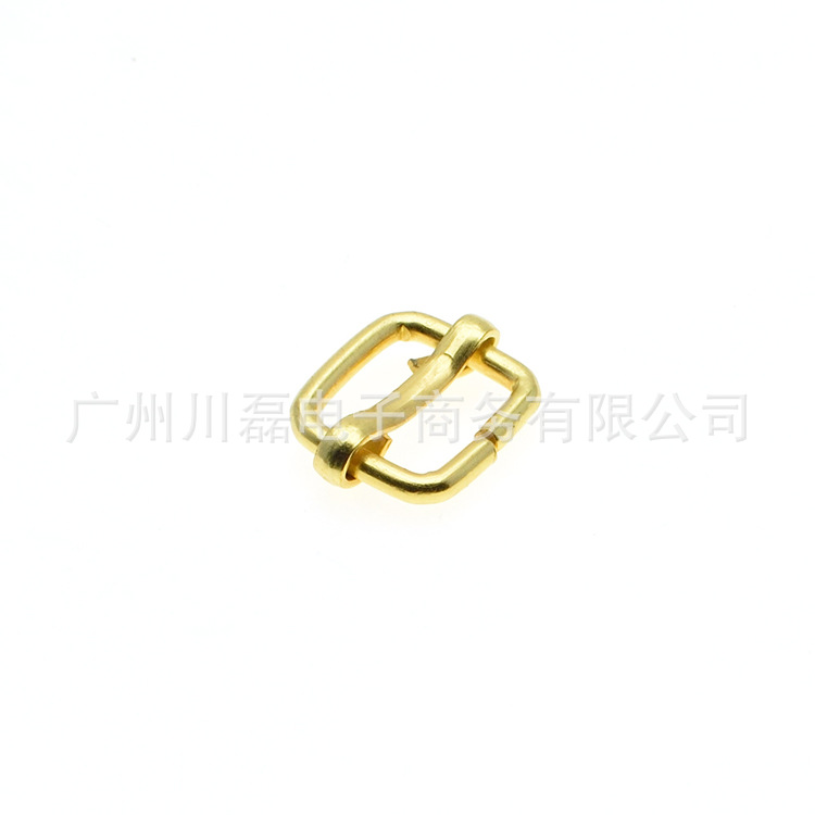 Golden metal pull core buckle iron plated nickel-free 10mm -38mm three-speed adjustable day buckle
