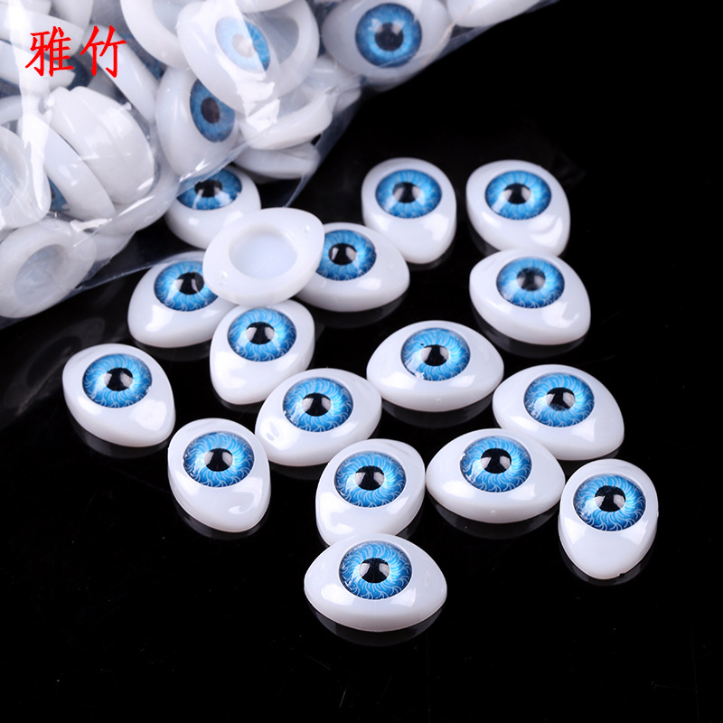 Environmentally Friendly DIY Doll Artificial Big Eyeballs Toy Accessories Doll Animal Big Eyes 3D Clay Doll Eyes Plastic Eyeballs