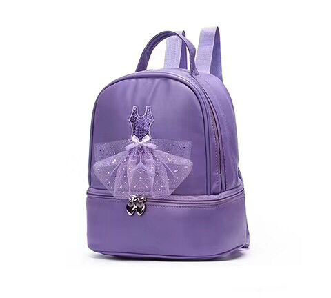New Korean style children's dance bag storage bag Latin dance large capacity bag women's shoulder dancing backpack printed LOGO