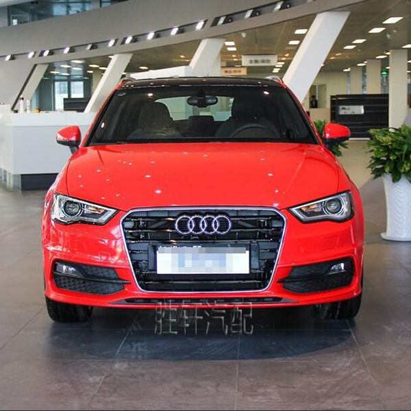 Applicable to Audi A3 Sline S3 Sports version 14-17 fog lamp frame fog lamp shade front bar left and right lower net grille