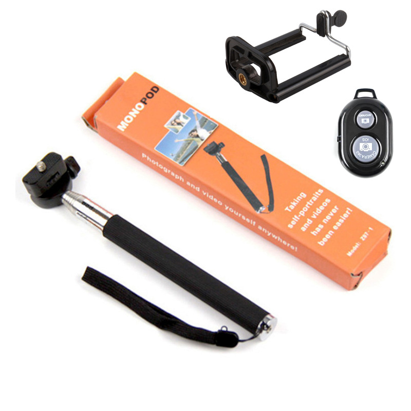 Direct Selling Factory Spot Zo7-1 Selfie Stand Gopro Accessories Adapter Live Broadcast Stand Monopod Selfie Stick