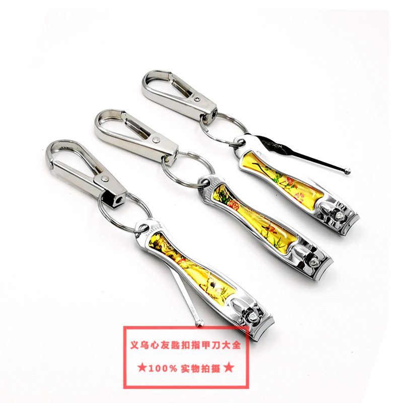 363 nail clippers iron buckle suit 641 nail clippers iron buckle ear digging three-piece set Yiwu small goods self-produced and sold