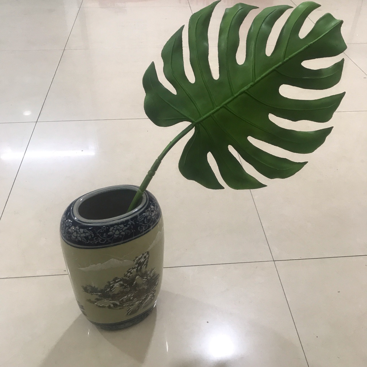 Nordic Wind Leaf Simulation Turtle Leaf Soft Glue Turtle Leaf Turtle Leaf Bamboo Green Plant Han Feng ins Leaf