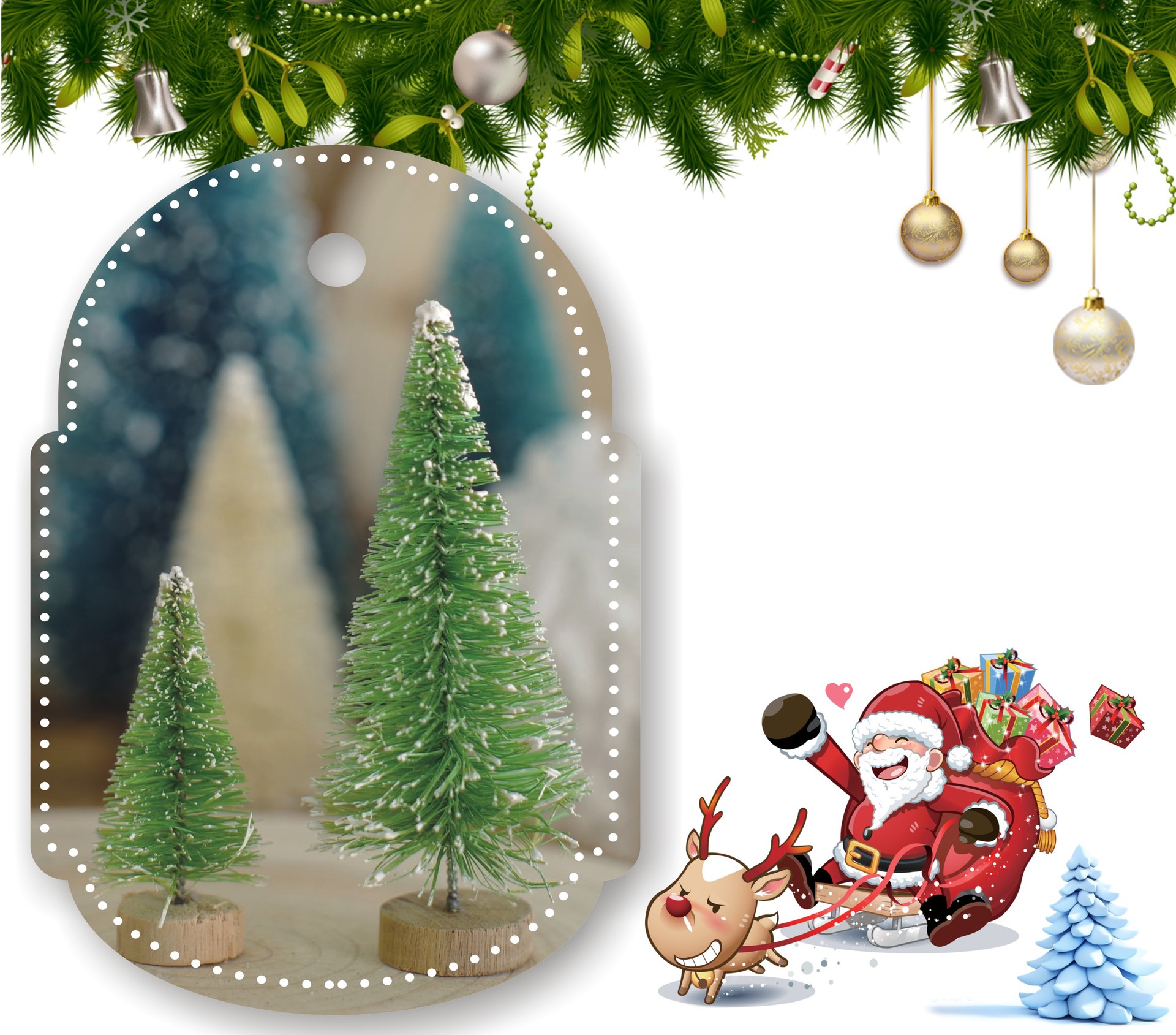 Small Christmas Tree Mini Christmas Tree Tower Tree Jumba Tree Photography Props Christmas Desktop Ornaments