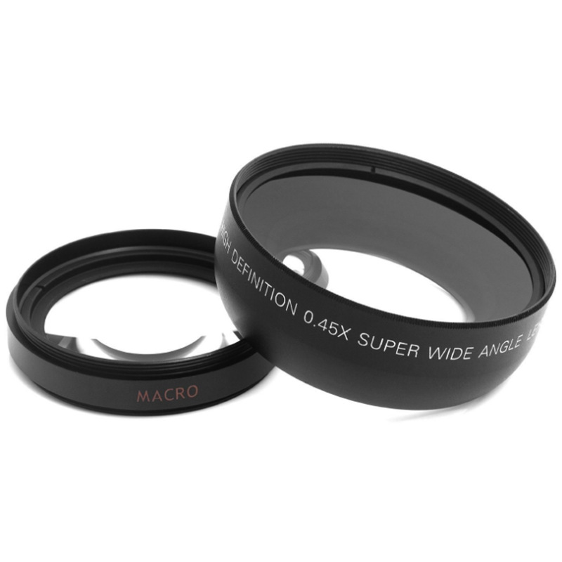 Wholesale Camera Special Lens 37Mm0.45X Wide Angle + Macro Two-In-One Additional External Wide-Angle Lens