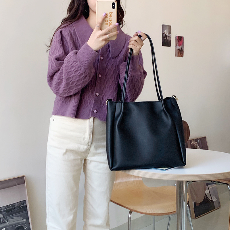 Bags for Women 2025 New Trendy K-Style Daily Shoulder Bag Large Capacity Simple Tote Bag Student Satchel Crossbody Bag
