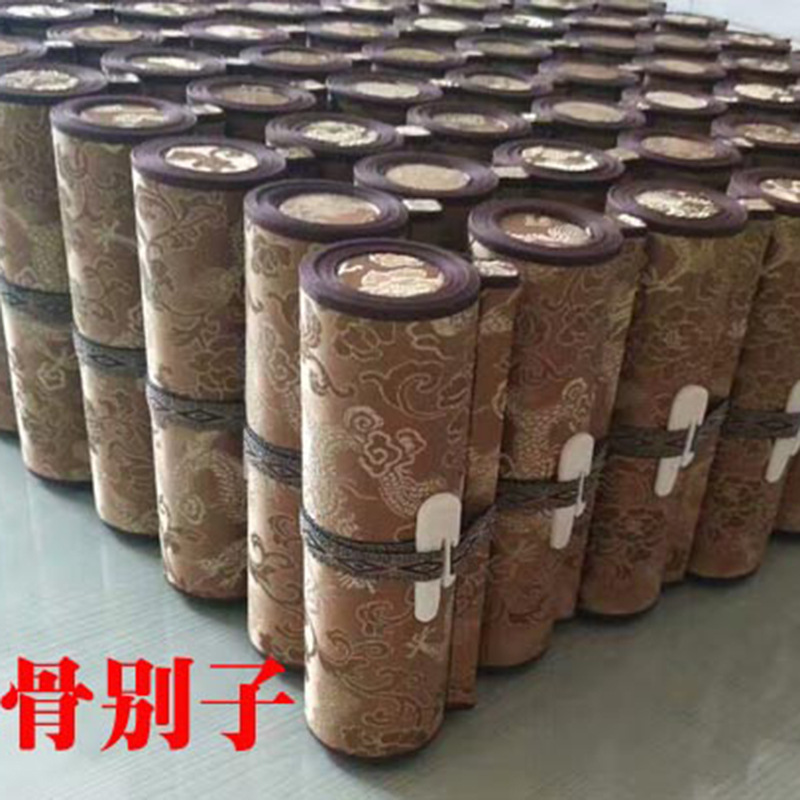 Traditional Chinese Painting Mounting Material Hand-rolled Xiangyun Bird Bone Pie Bone Sign Bull Bone Carving Hand-carved Bull Bone Pie