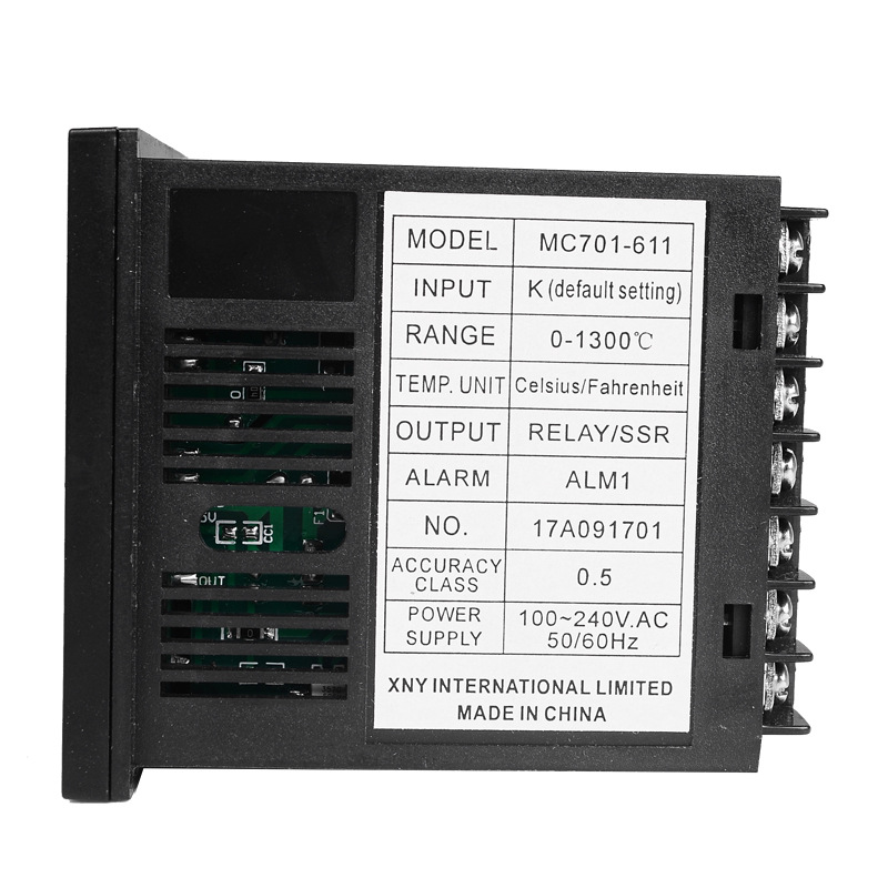 MC 7.01 million can input short shell PID intelligent temperature controller Heating Refrigeration relay SSR solid state output 220V