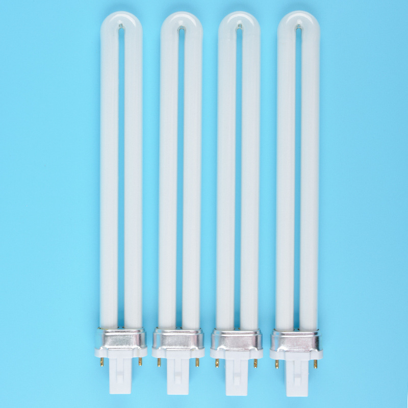 Table lamp tube 2-pin square four-pin 9w13W18W27W eye-protecting fluorescent lamp bath bully bulb 11wU type two-pin H type