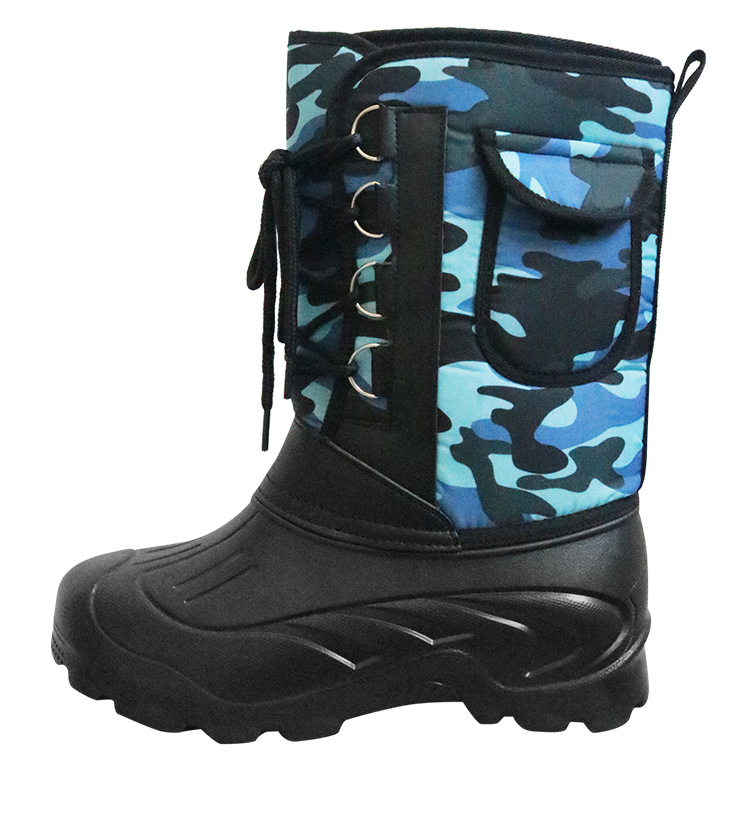 Snow boots men's winter warm waterproof cotton shoes non-slip fishing shoes winter fishing boots sea fishing boots ice fishing shoes Sanda fishing shoes boots