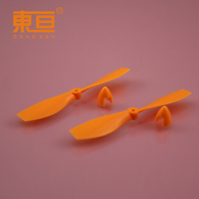 Φ752AZ Orange Yellow 75 Positive Propeller Blade Fan Blade Independent Positive Propeller Technology Building Block Parts