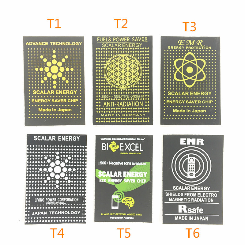 EMF Energy Anti Radiation sticker high Energy paper Radiation mobile phone sticker