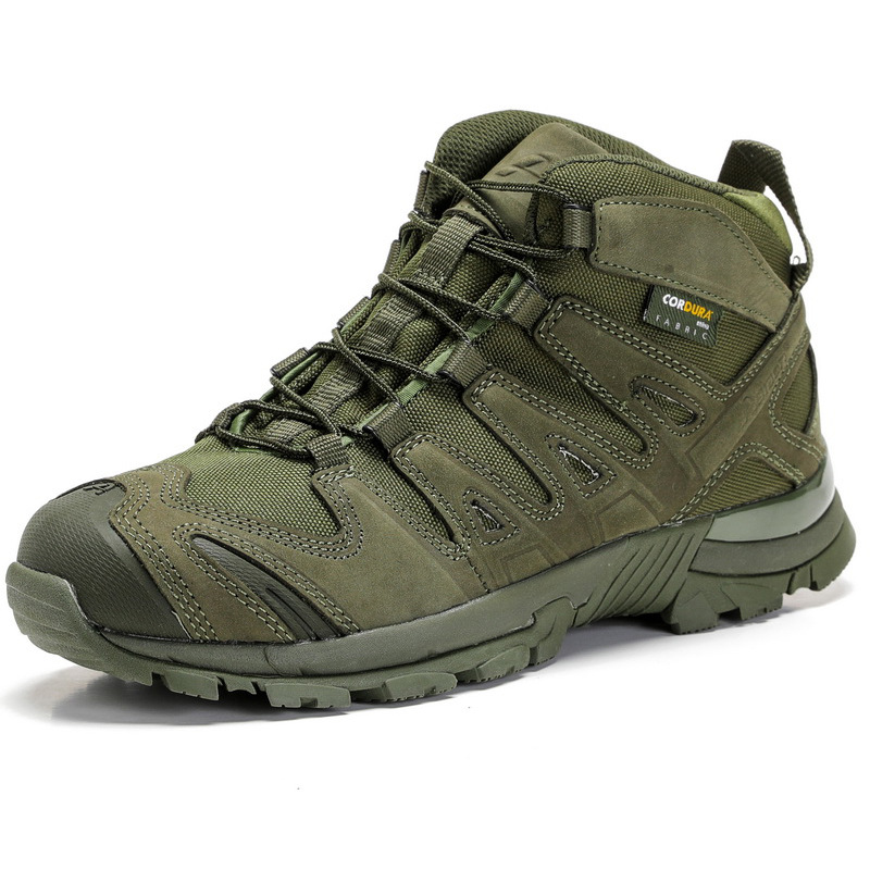 New Outdoor Hiking Shoes Tactical Combat Boots Land Boots Men's Middle and Low Top Desert Boots Sports Mountain Camping