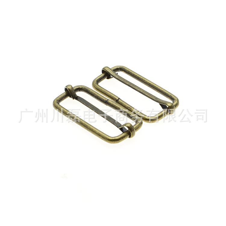 Bronze metal pull core buckle iron plated nickel-free nickel 10mm -38mm three-speed adjustable Japanese buckle