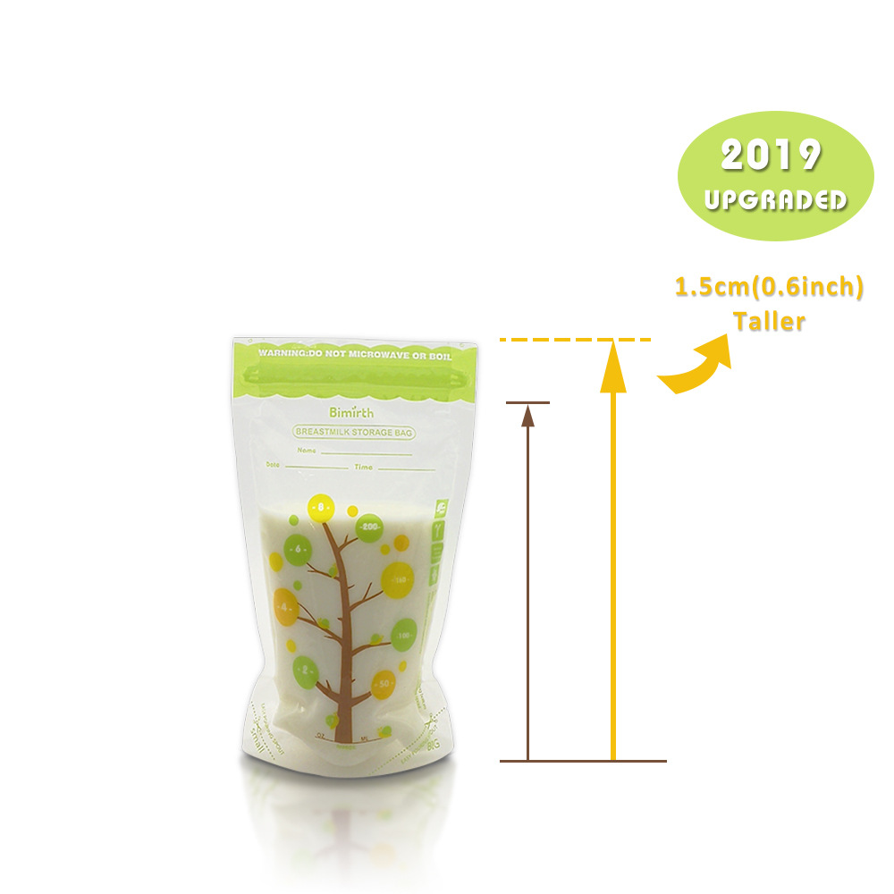 Breast milk storage bag Bimirth manufacturers 112 American breast milk bag milk bag 8oz breast milk storage bag