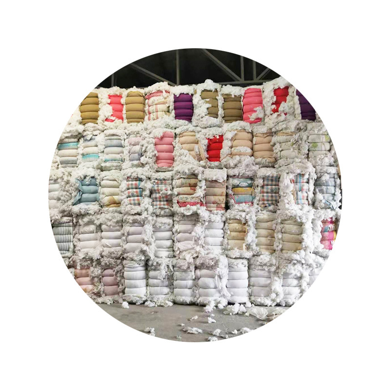 Recycled Polyester Short Staple Silk Cotton Shandong Manufacturer Chemical Fiber Three-Dimensional Cotton Needle Punched Cotton Spray Collodion Cotton Filling Regenerated Cotton