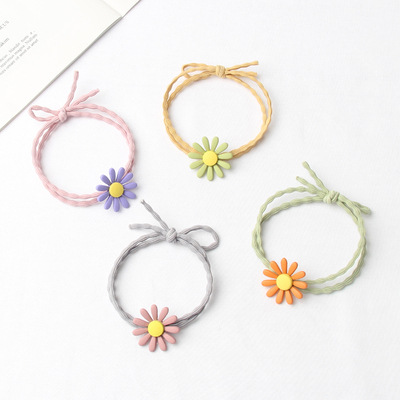 Korean Style Headwear, Small Daisy Flower Hairband, Korean Cute Hair Rope, Small Fresh Ins Hyuna Style Headband Wholesale