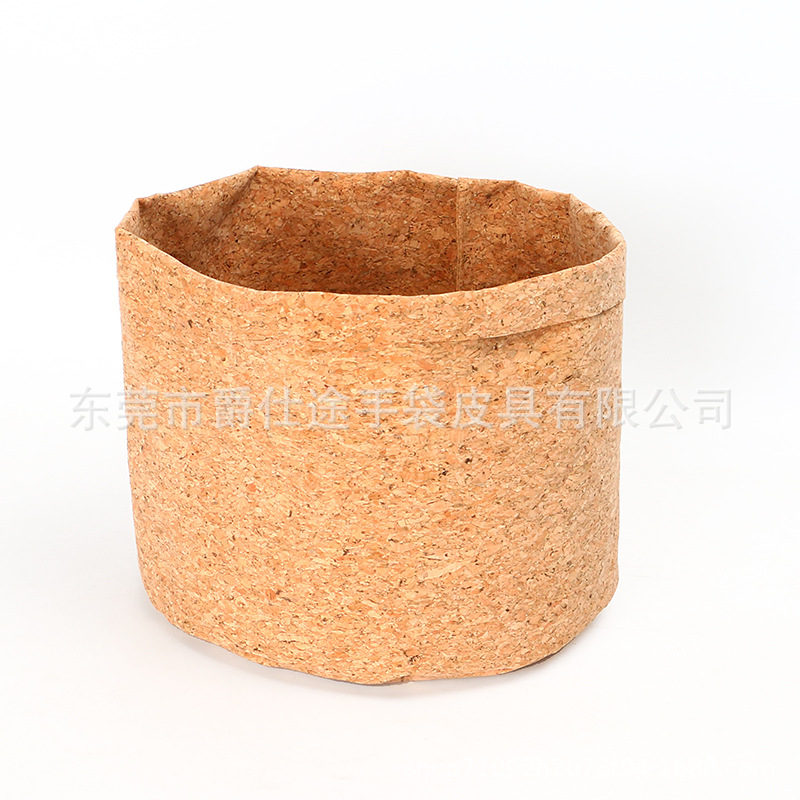 Скандинавский цветочный горшок из корка, экодружественная и простая реальная деревянная трубка для хранения, цилиндрический цветочный горшок из корка