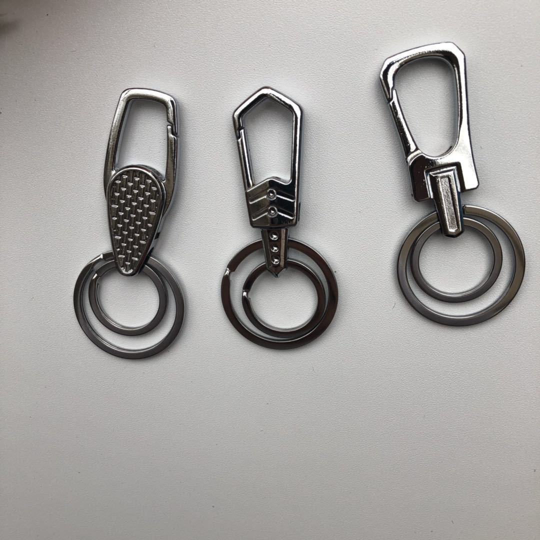 Two dollar store daily necessities key chain lock car key ring men's and women's key chain stall supply wholesale hot sale