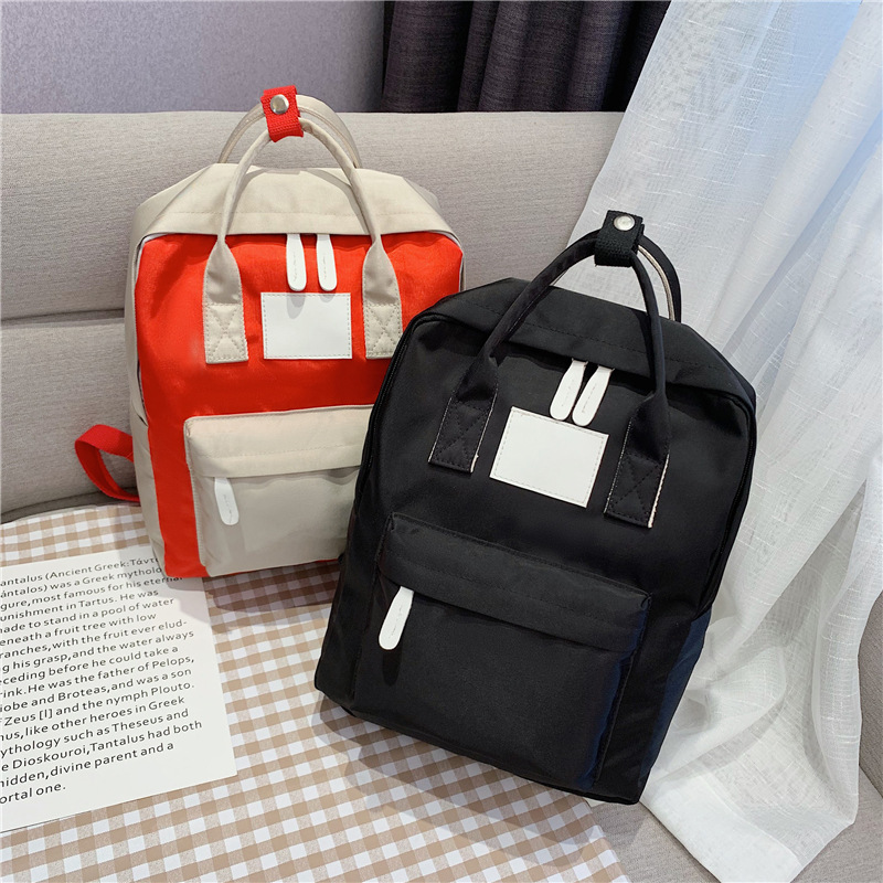 Custom bag printing logo kindergarten Primary School students counseling training class advertising backpack printing custom shoulder bag tide