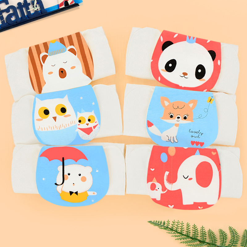 Children's sweat towel 6 layers baby cotton gauze kindergarten sweat towel custom baby pad back towel