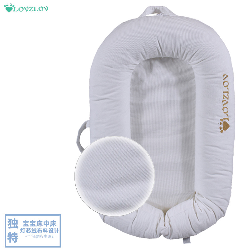 Портативная новая хлопковая вельветовая съемная и моющаяся бионная регулируемая противоударная кровать фабричного производства