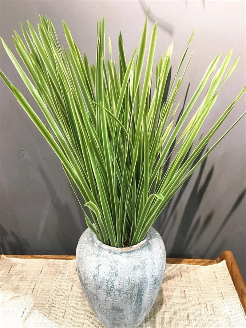 Super feel orchid leaf simulation cymbidium leaf simulation green plant grass plant wall indoor setting decoration simulation orchid