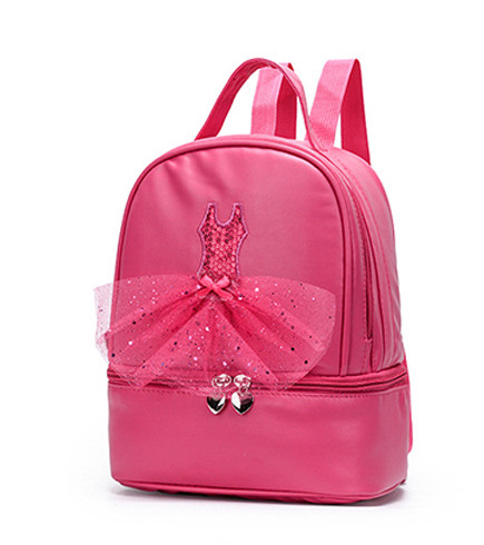 New Korean style children's dance bag storage bag Latin dance large capacity bag women's shoulder dancing backpack printed LOGO