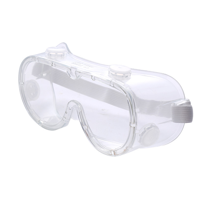 Direct supply of anti-fog elevator four beads goggles transparent goggles anti-splash multi-functional labor protection glasses wholesale