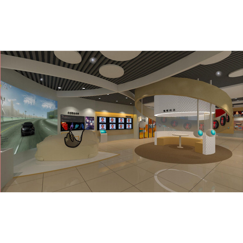 Selling simulated driving software after taking drugs 2D VR youth anti-drug education base anti-drug Exhibition Hall