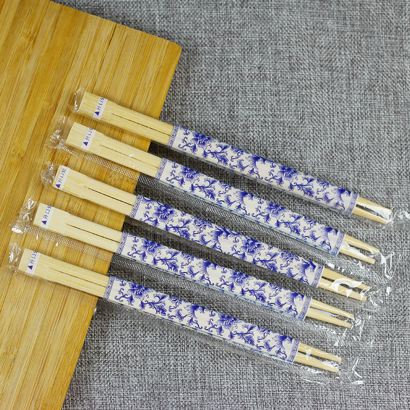 Disposable Twin Chopsticks Bamboo Chopsticks Restaurant Packaging 21cm Wholesale Household Dining Chopsticks