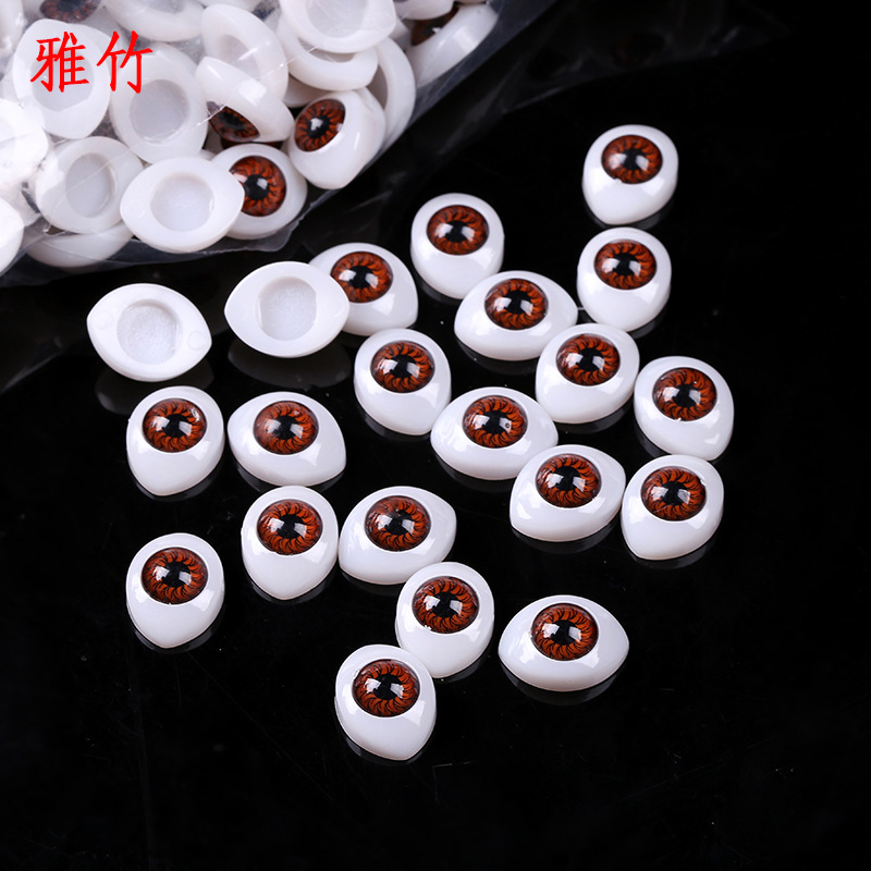 Environmentally Friendly DIY Doll Artificial Big Eyeballs Toy Accessories Doll Animal Big Eyes 3D Clay Doll Eyes Plastic Eyeballs
