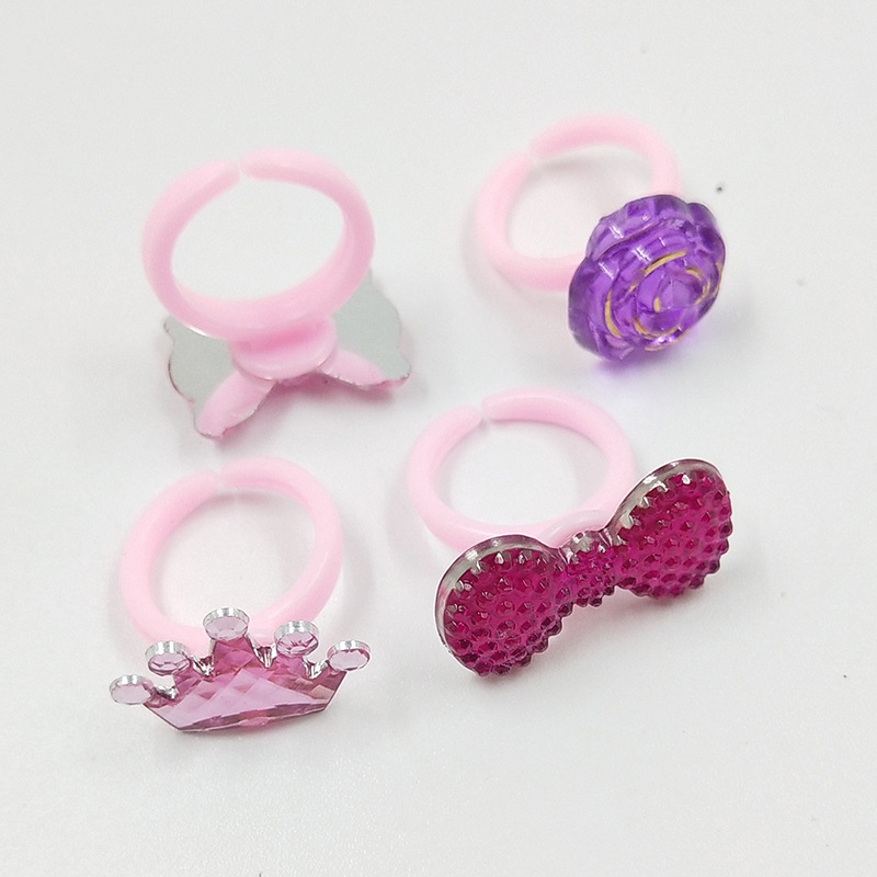 New Korean style resin cartoon small commodity children's jewelry plastic ring