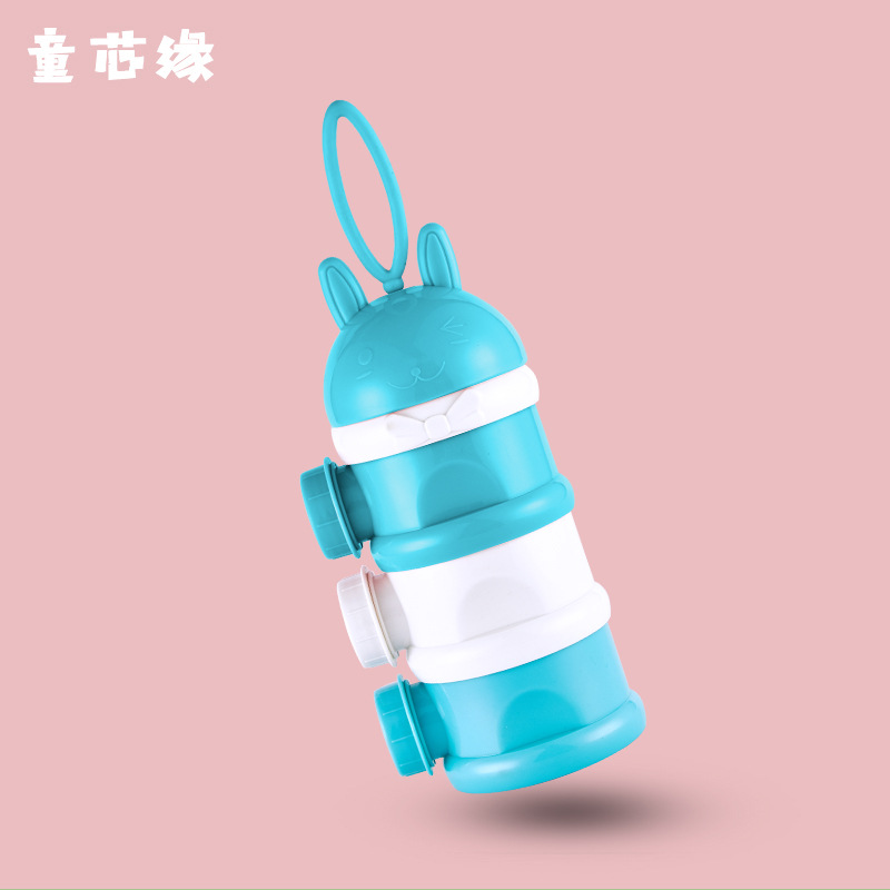 Factory Direct portable milk powder box baby three-layer milk powder box out large capacity milk powder can
