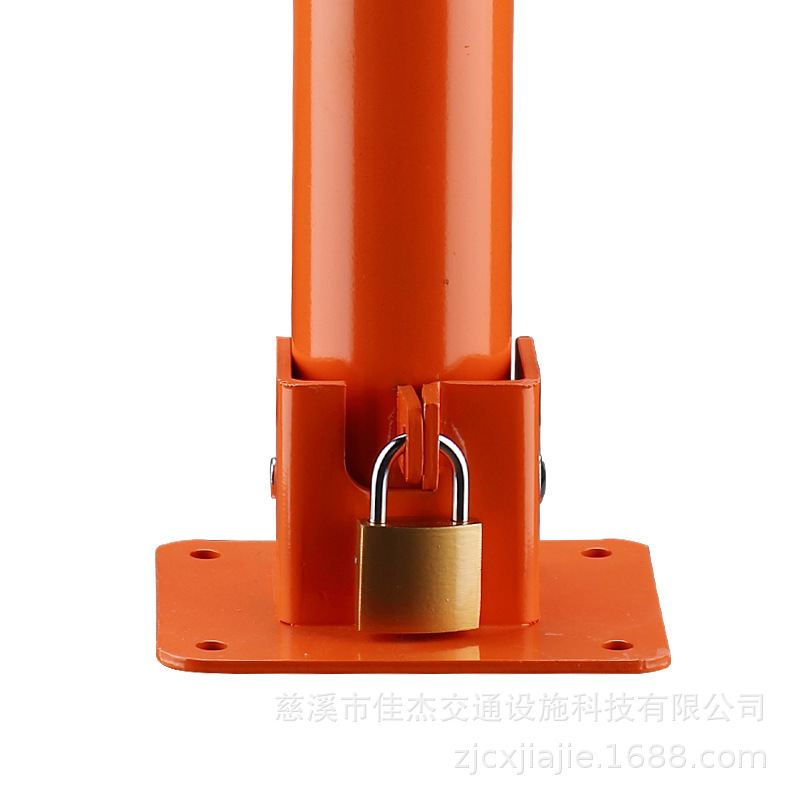 Jiajie ground lock parking lock thickened Anti-pressure warning column movable road pile parking space lock garage car stop column