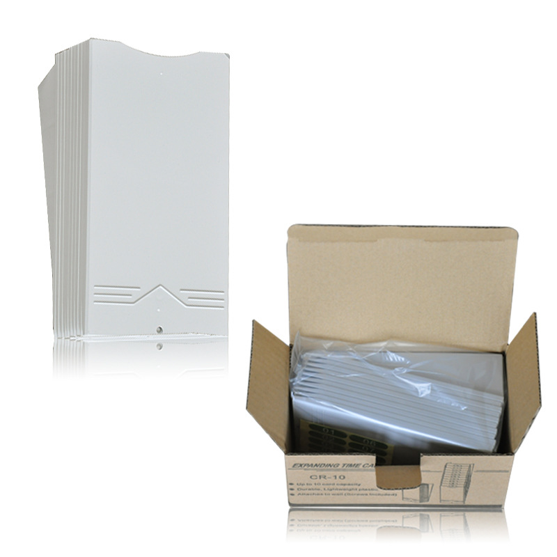 10-bit attendance card holder retractable card holder paper card card holder clock attendance machine card holder material card holder