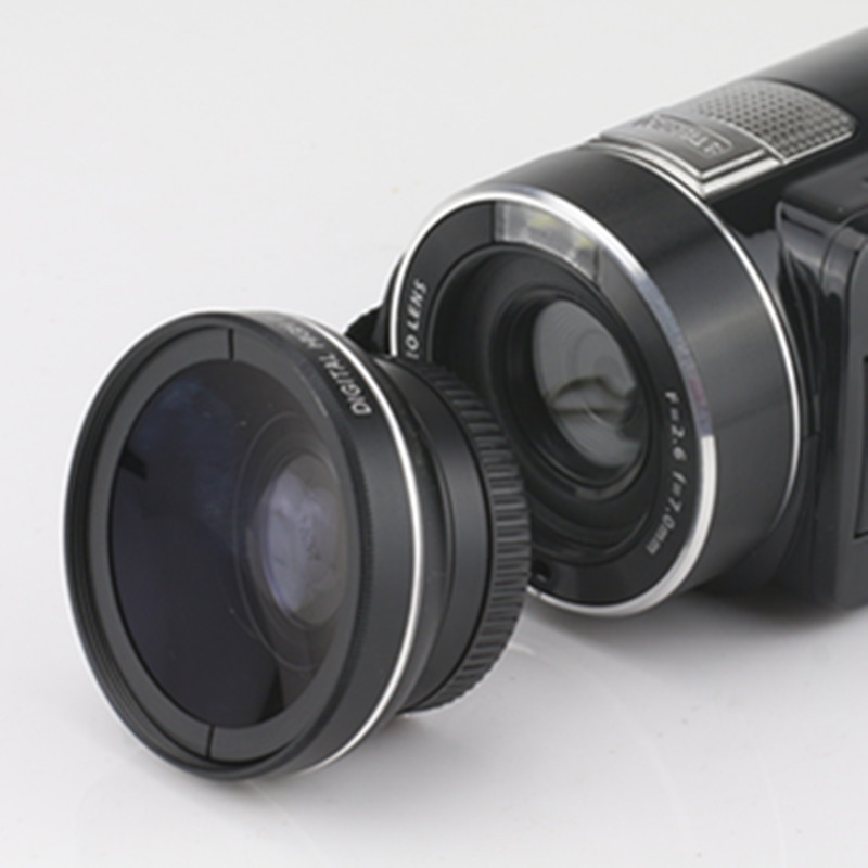 Wholesale Camera Special Lens 37Mm0.45X Wide Angle + Macro Two-In-One Additional External Wide-Angle Lens
