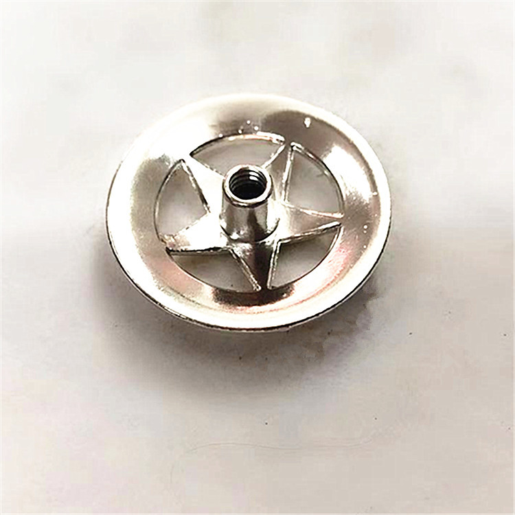 29mm five-pointed star cloth buckle DIY vintage leather leather art dollar buckle purse key buckle coin decorative buckle