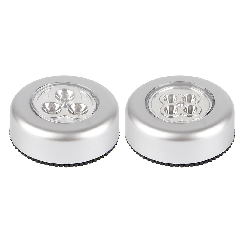 Car reading light trunk touch Pat Light 3LED night light creative bedroom bedside cabinet wardrobe spotlight