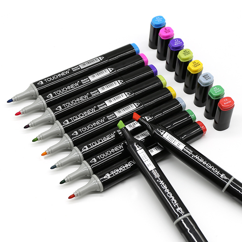 Cross-Border single optional marker pen TOUCH NEW animation student oil pen set color pen