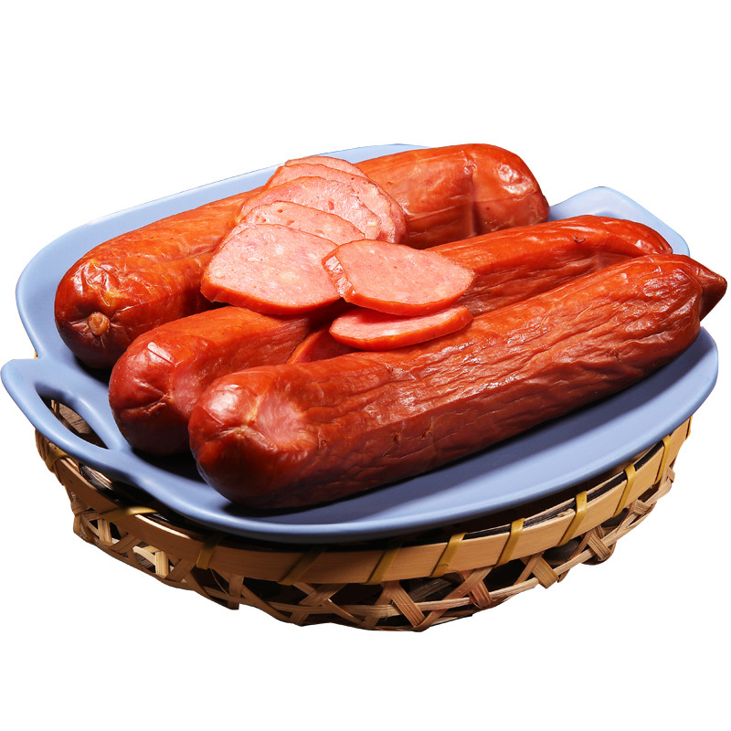 220g Harbin sausage fruit charcoal roasted northeast sausage wholesale sausage deli meat snacks roasted sausage