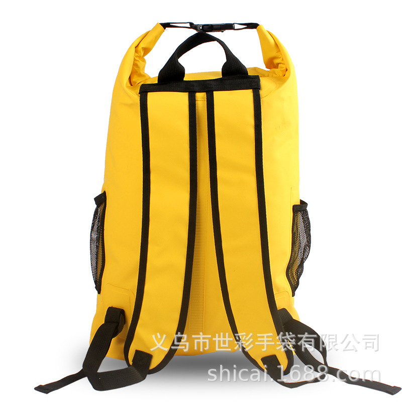 Customized Pvc Mesh Shoulder Mountaineering Bag Rainproof Storage Bucket Multi-Functional Dry and Wet Separation Outdoor Sports Bag