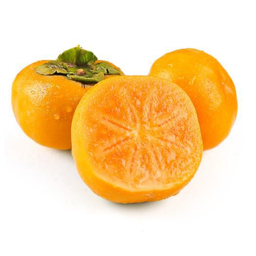 Shaanxi Chocolate Crisp Persimmons Shaanxi Yangfeng Crisp Persimmons Fresh Large Fruits Picked Freshly 4.5kg Pack Sweet Crisp Persimmons with Sugar Heart