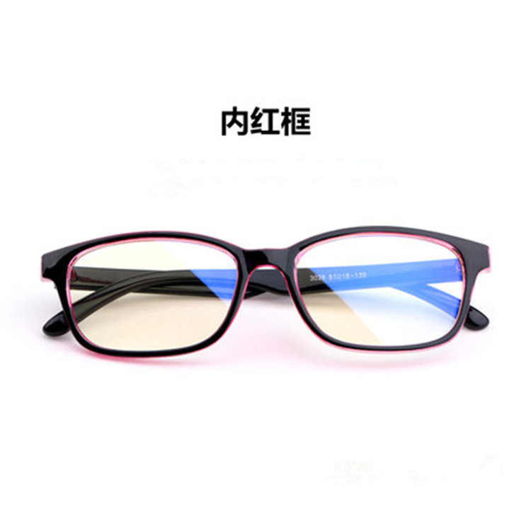 In stock wholesale anti-blue light 3028 six-color optional computer game goggles full frame men's and women's fashionable plain glasses