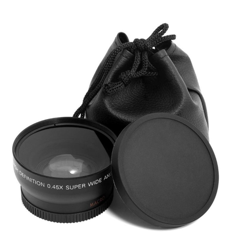 Wholesale Camera Special Lens 37Mm0.45X Wide Angle + Macro Two-In-One Additional External Wide-Angle Lens