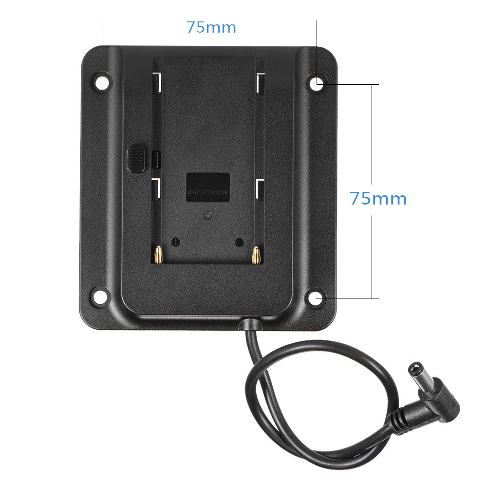 Lilip 4k Monitor VESA Battery Buckle Plate 75x75mm Sony F970 Battery Hanging Plate